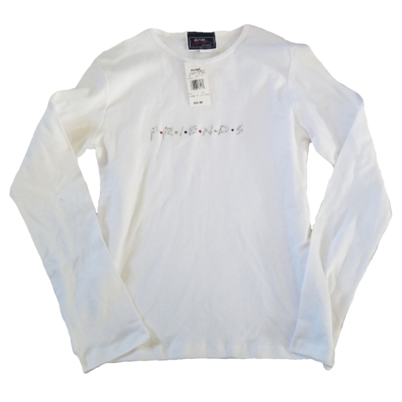 FRIENDS LONG SLEEVE CREW NECK SHIRT - Picture 1 of 5